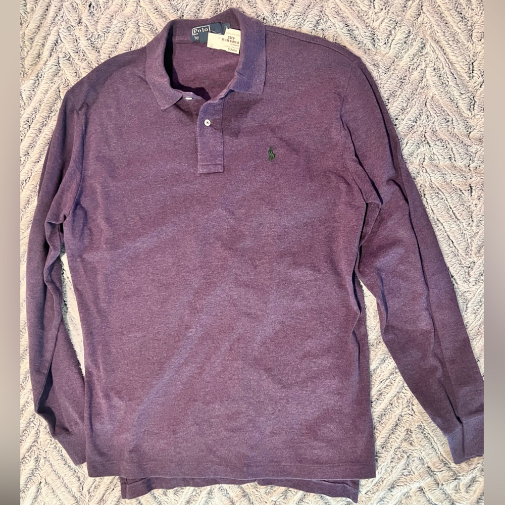 Purple Polo by Ralph Lauren Men's Shirt